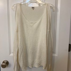 Stylish ripped sweater